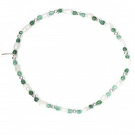 FW Pearl & Jade Stacker Bracelet