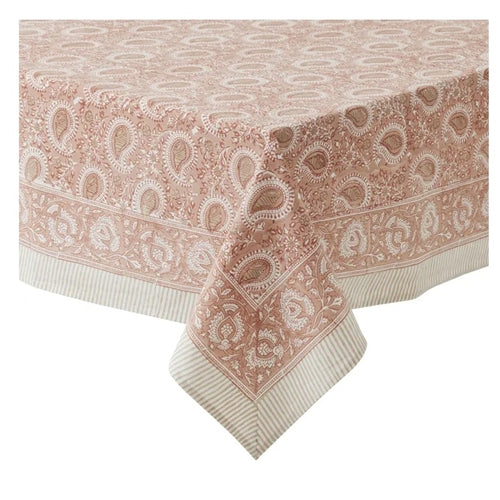 Ravenna Cotton Block Tablecloth