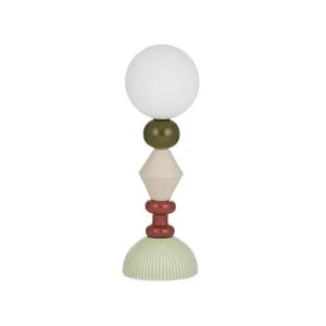 Mercer Porcelain Lamp incl GLobe