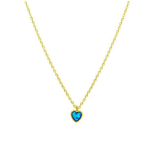 Opalite Heart Necklace