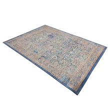 Load image into Gallery viewer, Nimrit Blue Machine Washable Rug