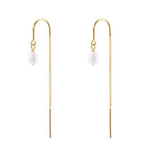 Load image into Gallery viewer, Pearl Thread Earring