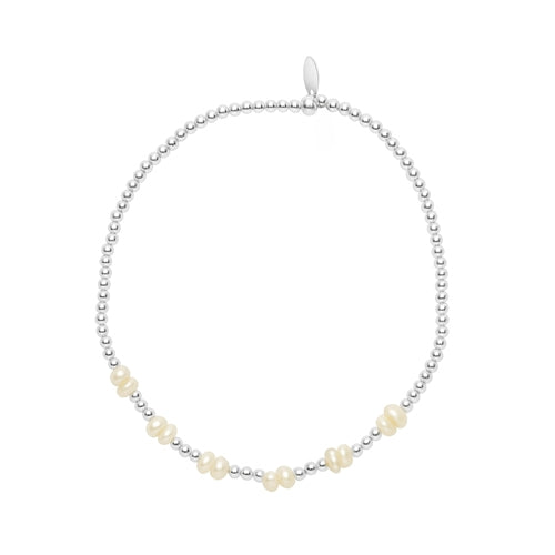 Double Pearl Stacker Bracelet