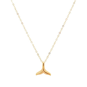 Whales Tail Necklace GF