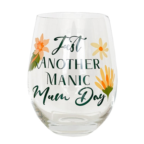 Wine Glass Just Another Manic Mum Day