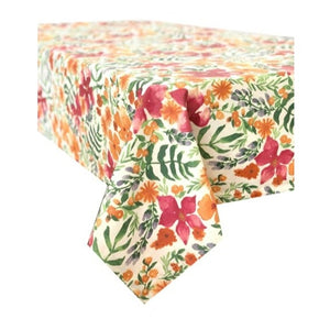 Copenhagen Floral Coated Tablecloth