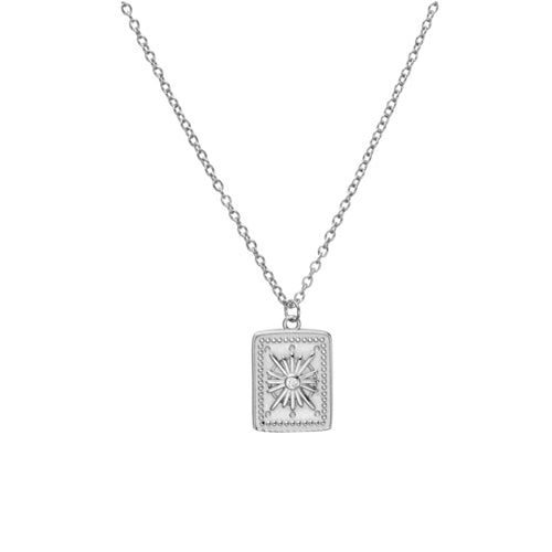 Compass Tag Necklace