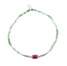 Load image into Gallery viewer, Amethyst &amp; Aventurine Bracelet