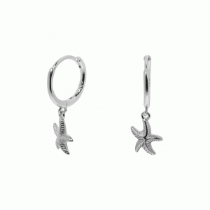 Starfish Hoop Earring