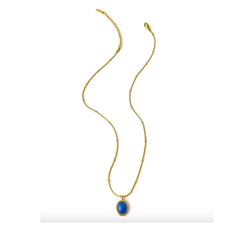 Blue Stone Necklace