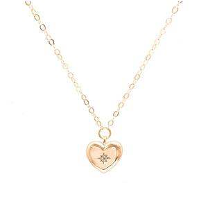 Heart Cz Necklace