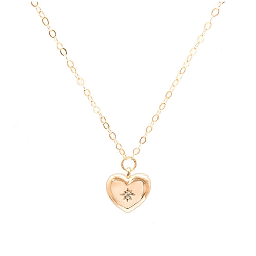Heart Cz Necklace