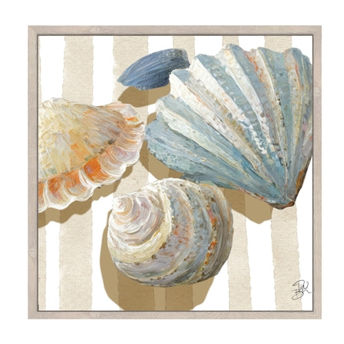 Canvas Print Hand Embellishment - Fanshells