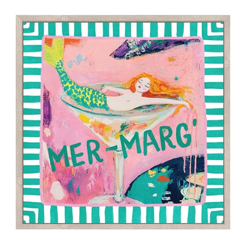 Canvas Print Hand Embellishment - Mermarg