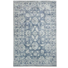 Load image into Gallery viewer, Megan Blue Machine Washable Rug