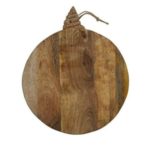 Whelk Wood Round Paddle Cheese Board