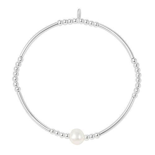 Single Pearl Stacker Bracelet