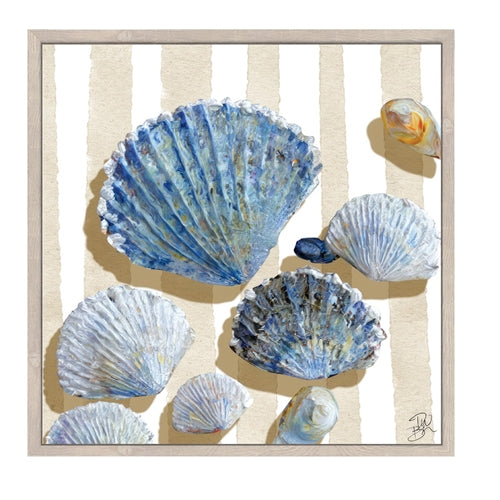 Canvas Print Hand Embellishment - Seashells