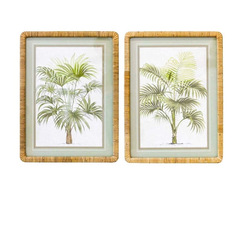 Vintage Palms Framed Print
