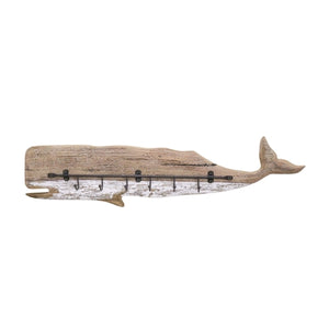 Reclaimed Timber Whale Key Hooks