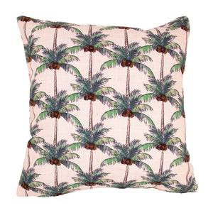 Cotton Multi Palm Embroidered Cushion