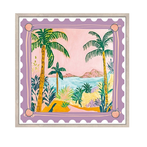 Canvas Print Hand Embellishment - Oasis