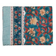 Load image into Gallery viewer, Tablecloth Cotton Block Print Paisley