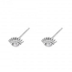 Cz Eye Stud Earring