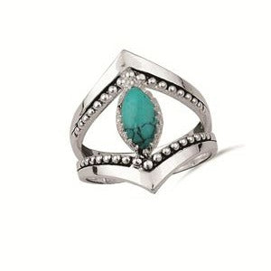 Pointed Turquoise Ring