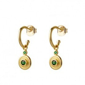 Green Stone Earring