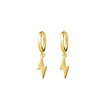 Load image into Gallery viewer, Lightning Bolt Huggie Earring