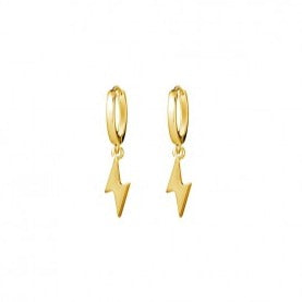 Lightning Bolt Huggie Earring