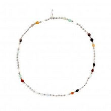 Load image into Gallery viewer, Beaded Silver Bracelet