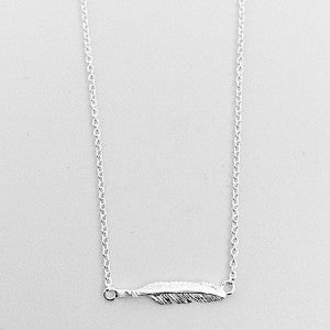 Necklace Floating Feather