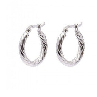 Earring Twist Hoop