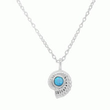 Load image into Gallery viewer, Snail Shell Opalite Necklace