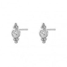 Load image into Gallery viewer, Stud Round Cz Earring