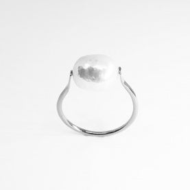 Cleo Pearl Ring - Silver