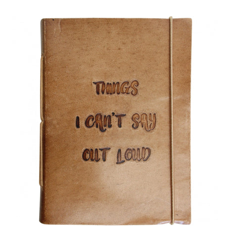 Leather Notebook Out Loud