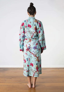 Kimono Bird Print