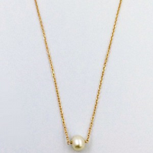 Load image into Gallery viewer, Simple Pearl Necklace