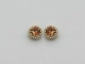 Load image into Gallery viewer, Stone Gold Filled Stud Earring