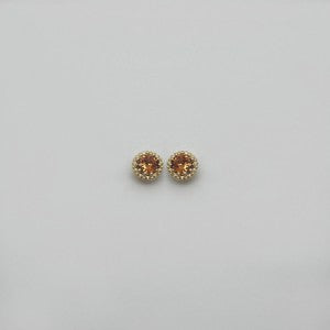 Stone Gold Filled Stud Earring