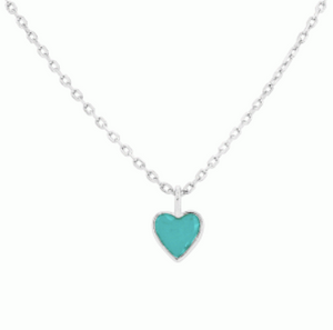 Asha Turquoise Heart Necklace