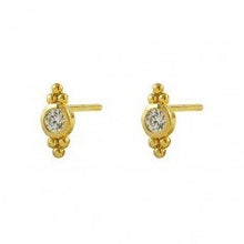 Load image into Gallery viewer, Stud Round Cz Earring