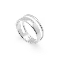 Cutout Thick Band Ring