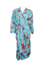 Kimono Bird Print