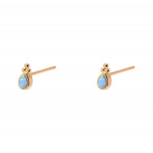 Stud Teardrop Opalite Earring