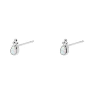 Stud Teardrop Opalite Earring